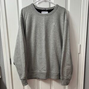 Champion Men's Heather Gray Crewneck Sweater